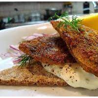 Fried Herring Sandwich